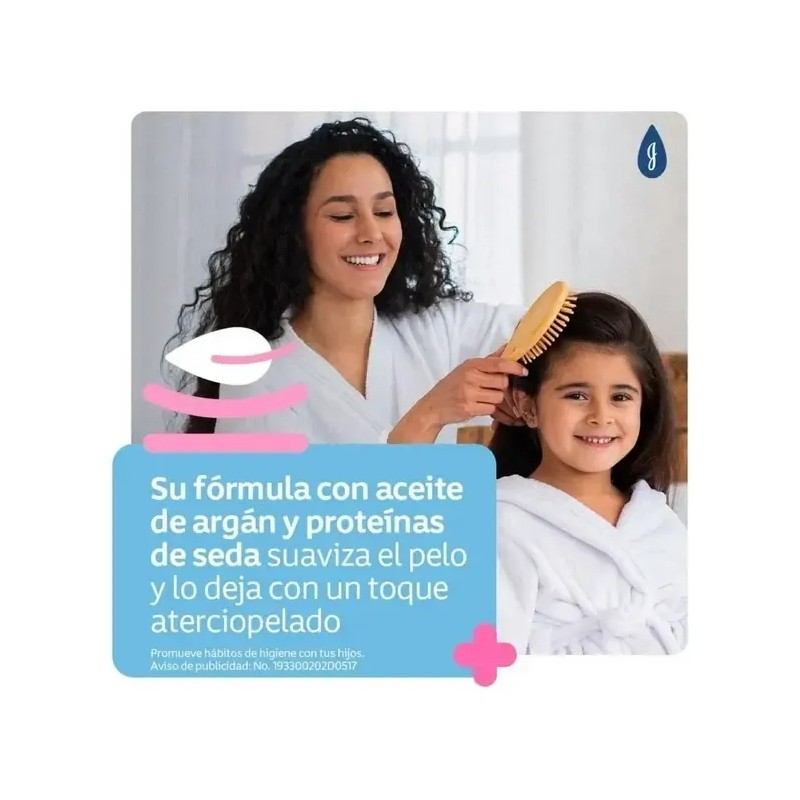 Shampoo Johnson's Baby Gotas De Brillo 1l