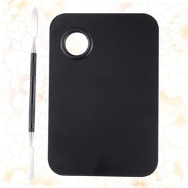 VILLFUL 2pcs Nail Art Tools Set Mixing Pallet Double-Ended Rods Professional Nail for Salon Home Use