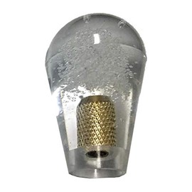 Atomic Market US Style Bat Top Replaces Arcade1up Sanwa & Zippy Japanese Ball Top Arcade Joystick Tops (Translucent Clear)