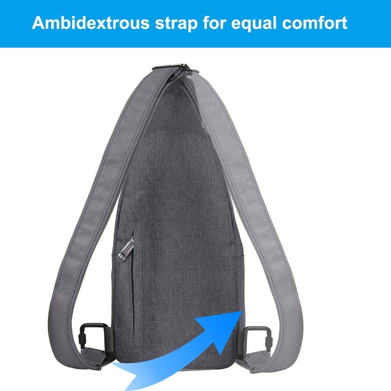 Waterfly Small Crossbody Sling Backpack Anti Theft Backpack for Traveling