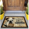 PR Print Royal Doormat Pets with Dog Picture English Bulldog