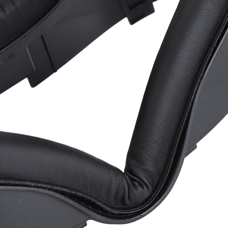 VR Face Pad Black Raised PU Leather Sweat Proof Light