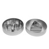 4Pcs Stainless Steel Cookie Cutter Set Biscuit Cutter Set Candy