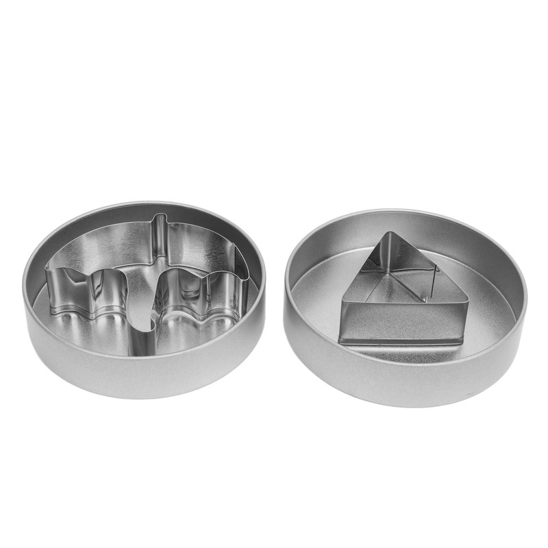 4Pcs Stainless Steel Cookie Cutter Set Biscuit Cutter Set Candy