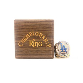 Ohtani 2024 LA Freeman Betts Dod World series champions Replica ring with Deluxe Walnut Wooden box championship gifts (OHTANI, 11)