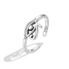 TENDER LIHOME Anillo Protección Ojo Turco Plata .925 Mujer Ajustable