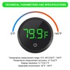 DWEII 2pack LED Digital Aquarium Thermometer, Tank Thermometer Aquarium Temperature