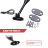 DREAMIZER Motorcycle Handlebar Mirrors with Turn Signals Indicator Light Rear