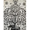 Traditional Jaipur Large Tree Of Life Tapestry, Indian Elephant Wall