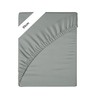 Ev Dekor Double Fitted Sheet Charcoal | Grey - Deep