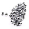 RTRHINOTUNING 50pcs Chrome Silver Universal Wheel Rim Lip Rivets Nuts