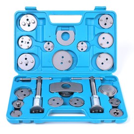 Gnhydxfe 22pc Disc Brake Caliper Compression Tool Professional Piston Compressor Tool Set for Automotive Brake Pad Replacement (Blue)
