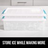 GORILLA GRIP BPA-Free Easy Release Ice Cube Tray for Freezer,