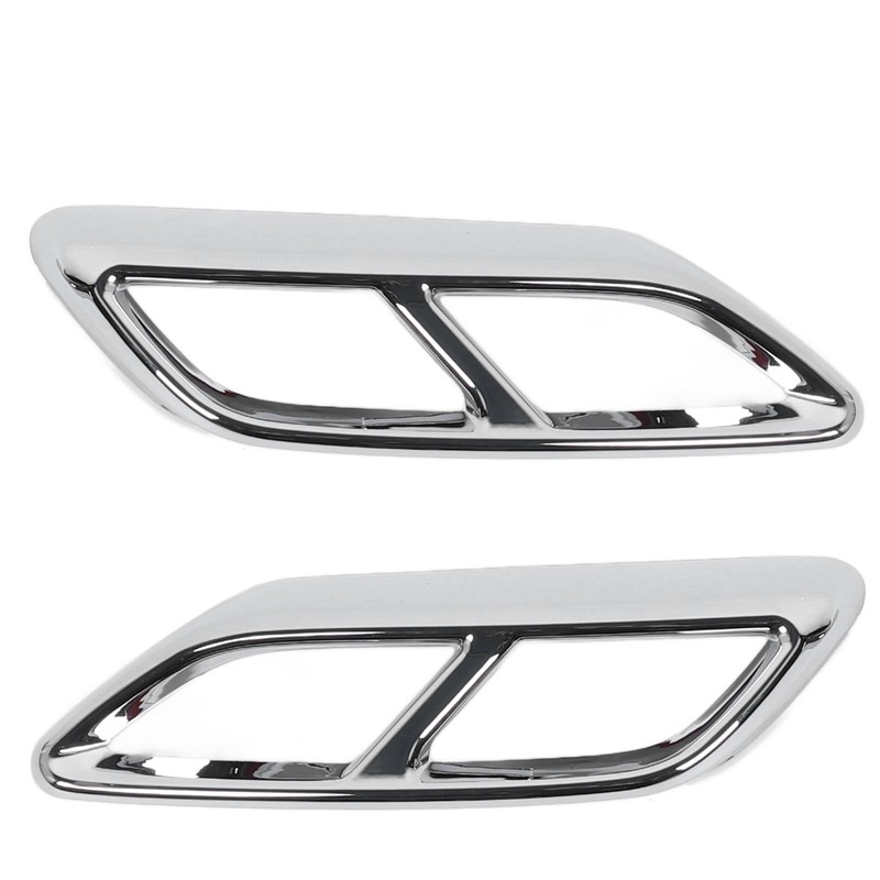 2PCS Exhaust Muffler Tail Pipe Cover Left Right Decorative Tail