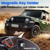 Magntic Key Holder with 4 Digit Combination Lock Hider Under