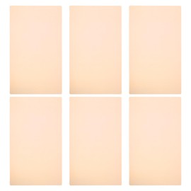 PATIKIL A4 Size Guided Reading Sheet, 6pcs Correction Lighting Gel Filter Colored Overlay Transparent Color Film for Classroom Photo Studio, Orange