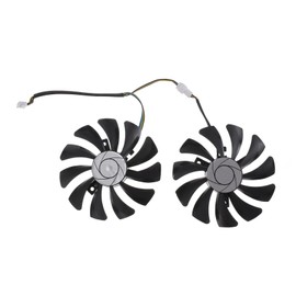 DOITOOL 1 Pair Video Replacement Fans Durable Graphics Card Cooling Fan for Easy Installation and Removal Lightweight Design for Various Gpus