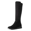 Shoe'N Tale Women's Knee High Boots Flat Low Heel Stretchy