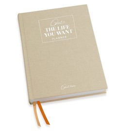 Oprah Daily Beige Planner with Oprah Quotes Undated Weekly Monthly Reflection Pages