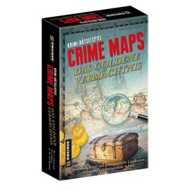 GMEINER Crime Maps - The Golden Legacy Crime Card Game for 1 to 4 Players from 14 Years