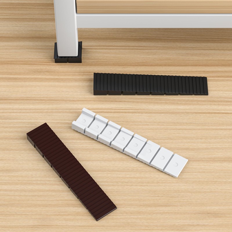 30 PCS Plastic Shims for Furniture Feet Leveling like Chair