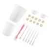 Silicone Measuring Cup Tool Kit Spatula Finger Gloves Pipettes Epoxy