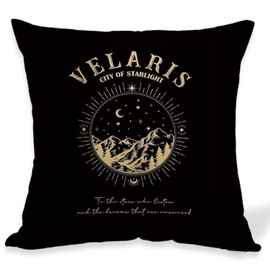 OUZ Fourth Wing Merch, Basgiath War College Pillow Cover, Inspired Gift for Dragon 2 Sided Pillowcase, Birthday Graduation Gift Pillow Case Decor, Home Decor18x18Inch (Black-04)