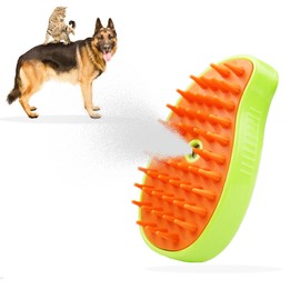 EKMBDLANCH Cat Steam Brush, 3 in 1 Steamy Cat Brush for Shedding, Rechargeable Spritz Defur Comb for Cats Dogs, Pet Hair Comb for Removing Tangled and Loose Hair