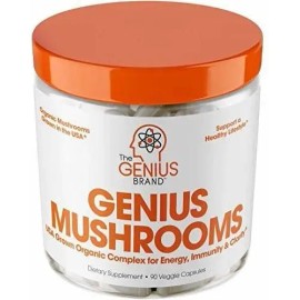 Suplemento Herbal Genius The Brand Melena de León 90 Cápsulas                                                                                         