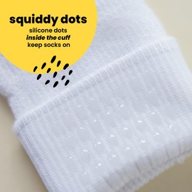 squid socks Polyester Socks for Babies & Toddlers | Stay-On Anti-Slip Grip Socks Shark Tank Featured | US Age 2T-3T Camping