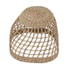 2PCS Woven Basket Handwoven Sea Grass Storage Basket for Flower