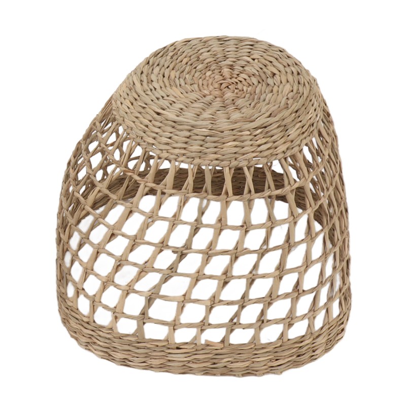 2PCS Woven Basket Handwoven Sea Grass Storage Basket for Flower