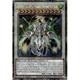 Crystal Clear Wing Over Synchro Dragon (Quarter Century Secret Rare) - SUDA-EN039 - Quarter Century Secret Rare - 1st Edition