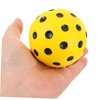 Kisangel 2pcs Quiet PU Foam Balls Silent Stress Management Balls