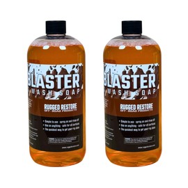 Rugged Restore Mud Blaster Foaming Car Wash Soap ((2) 32oz Bottles + Hose Foam Cannon + Sprayer)