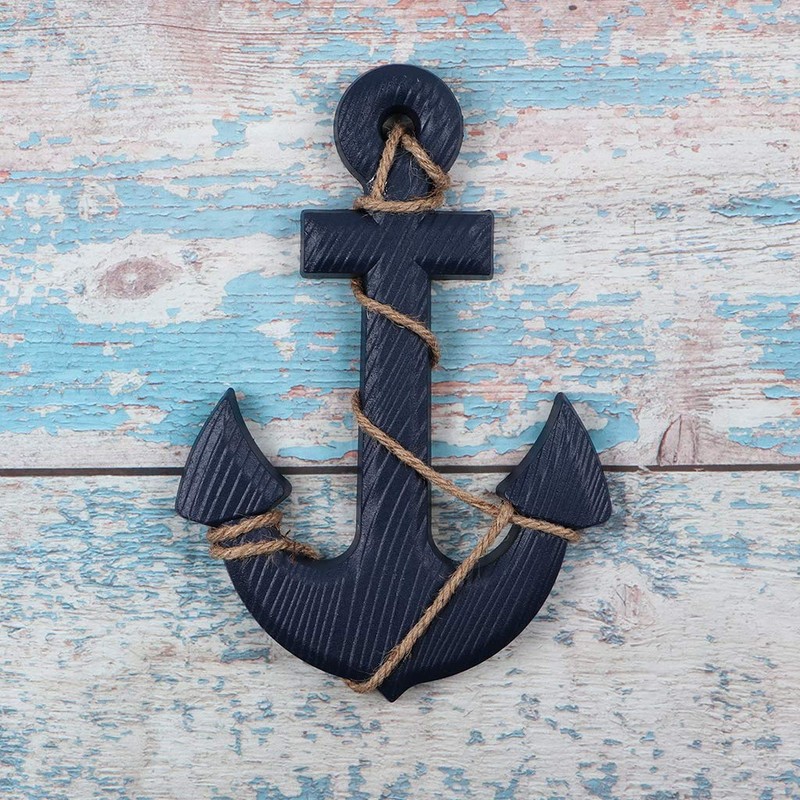 MDLUU Wooden Nautical Ship Steering Wheel, Small Ship Rudder and