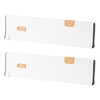Hsthe Sea 2Pcs Adjustable Drawer Dividers Organizer, Expandable Draw Dividers