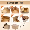 oyhqes 2 Pack Wine Glass & Dish Moving Boxes with