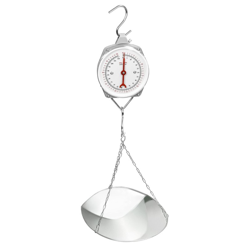 QWORK 110 lbs Large Display Spring Dial Weight Scale &