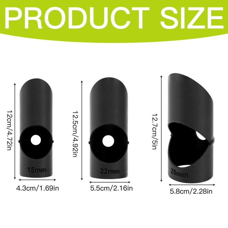 3 Piece Pipe Insulation Template, Foam Pipe Cutter Tool Set