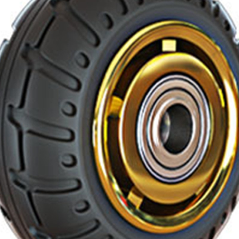 4 Pcs Trolley Wheel Rubber Silent Operation Universal Hand Pull