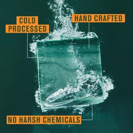 Every Man Jack Cold Plunge Mens Bar Soap Set - Deeply Cleans, Hydrates with Naturally Derived Ingredients - Iconic Cold Water Scents - Pacific Dive, Glacier Bay, Tahoe Blue, Yosemite Falls, 4 Bar Set