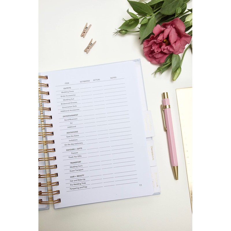 The Complete Wedding Planner Book & Perfect Engagement Gift |