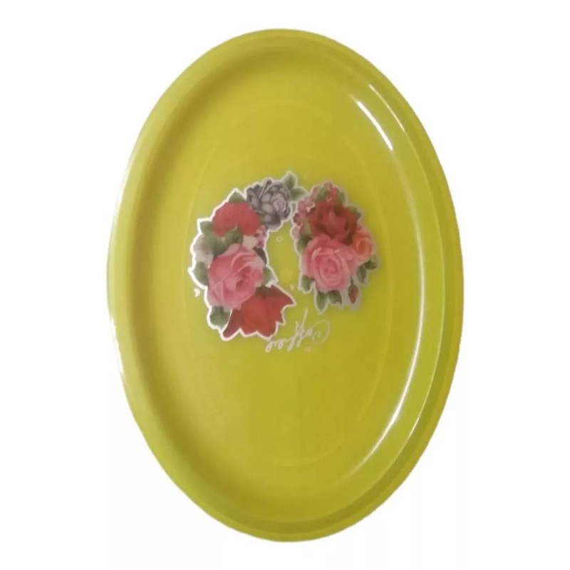 Plásticos genéricos Plato Tampiqueño D Plástico Plato Ovalado Grande 28cm,