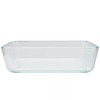 Pyrex 7211 6-Cup Rectangle Glass Storage Dish w/ 7211-PC 6-Cup
