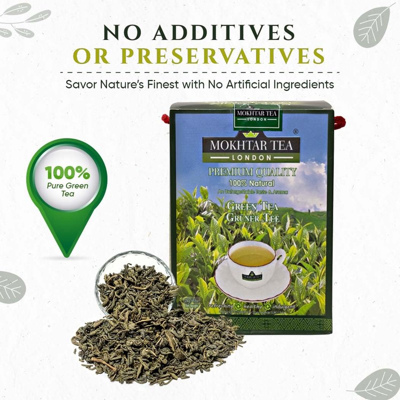 Mokhtar Tea London | Premium Loose Leaf Green Tea |