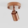 Shura Brushed Copper Spot Light with Adjustable Head, Integrated LED
