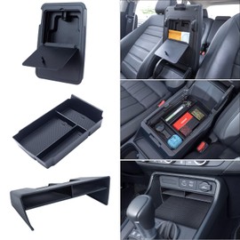 PIMCAR 3-Piece Center Console Organizer Set for 2023-2025 2026 Honda CR-V & CR-V Hybrid - Custom Fit Armrest Tray, Console Tray and Hidden Storage Box, Durable ABS Car Accessories