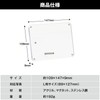 BBEST PFS-L-2 Acrylic Photo Stand with Magnet, Transparent, Vertical and