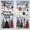 Vellibring 136 PCS Christmas Window Clings Stickers Winter Snowflakes Merry
